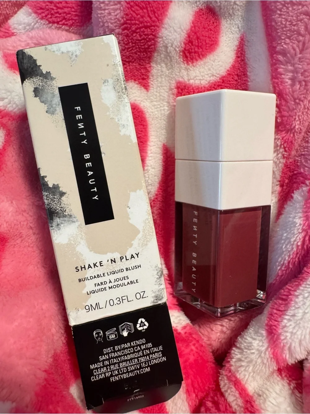 Fenty Beauty Shake 'N Play Buildable Liquid Blush - Wild’berry Whip New In Box